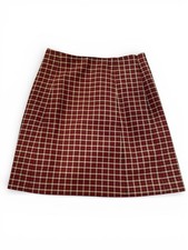 Aritzia Babaton Plaid Hopper A-Line mini skirt- 2