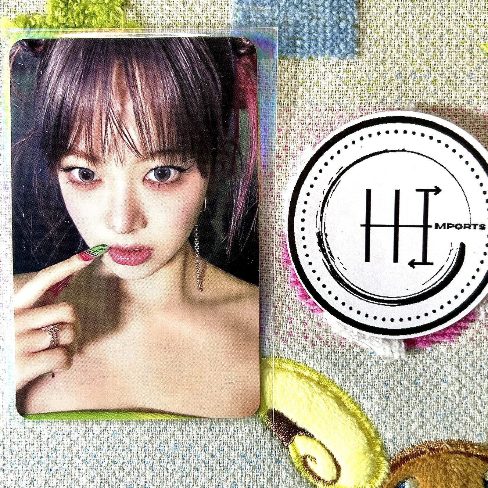 Hong Eunchae - Crazy POB photocard photocard