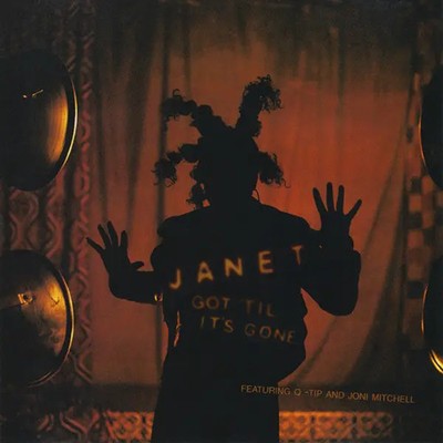 CD SINGLE Janet Jackson Featuring Q-Tip And Joni Mitchell Got Til Its Gone