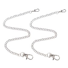 2pcs Pocket Chain: Metal Pocket Watch Chains For Men With Lobster Clasp -