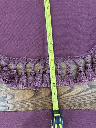 Set Of 3 - Jcpenny Home Burgundy Valances - Picture 8 of 8