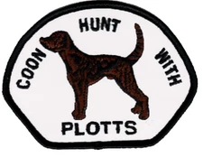 Hunting Patches Vintage Plott Coonhound Coon Hunter Hound Dog