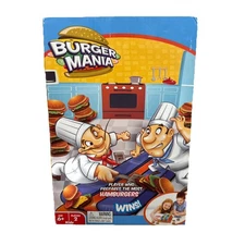 Burger Mania Sizzling Build-A-Burger Game Conveyor Belt Fast Food BRAND NEW SEAL