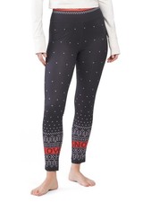 63 Krimson Klover Women's Let It Snow Baselayer Leggings-Black-Large-New Tags