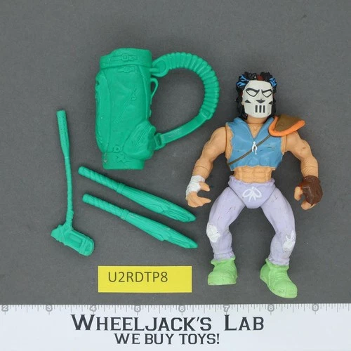 Casey Jones 100% Complete Teenage Mutant Ninja Turtles Playmates 1989 Vintage