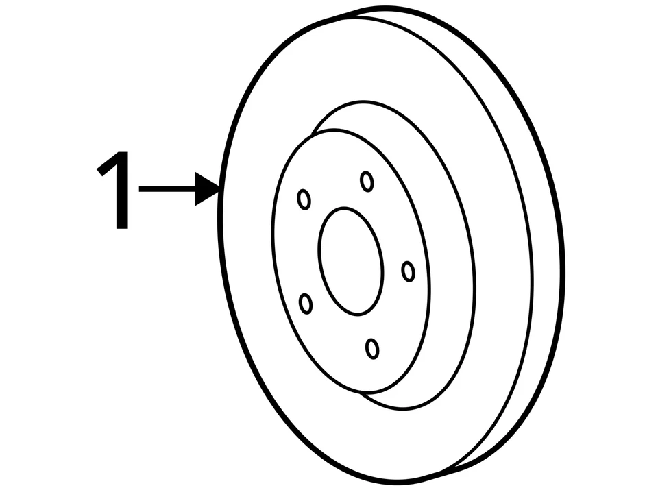 Rotor trasero Jeep Commander 11217920 2006 Foto 4 de 4