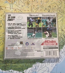 NFL QB Club 2001 Sega Dreamcast CIB 