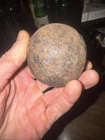 4 Pound Civil War Cannon Ball 3+ Inches Diameter Medium Size USA Militaria