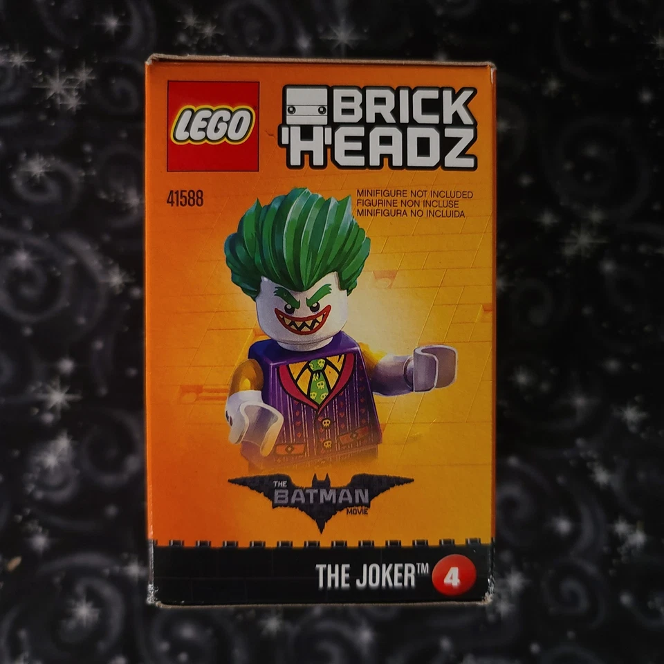 LEGO Brickheadz: The Joker 41588 New Sealed Retired Batman - Image 3 of 4