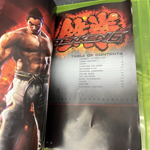 Tekken 6 W.Manual Microsoft Xbox 360 PAL TESTED FREE TRACKED POSTAGE - Imagen 11 de 12