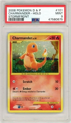 Pokemon Charmander #101 Stormfront Holo PSA 9 Mint
