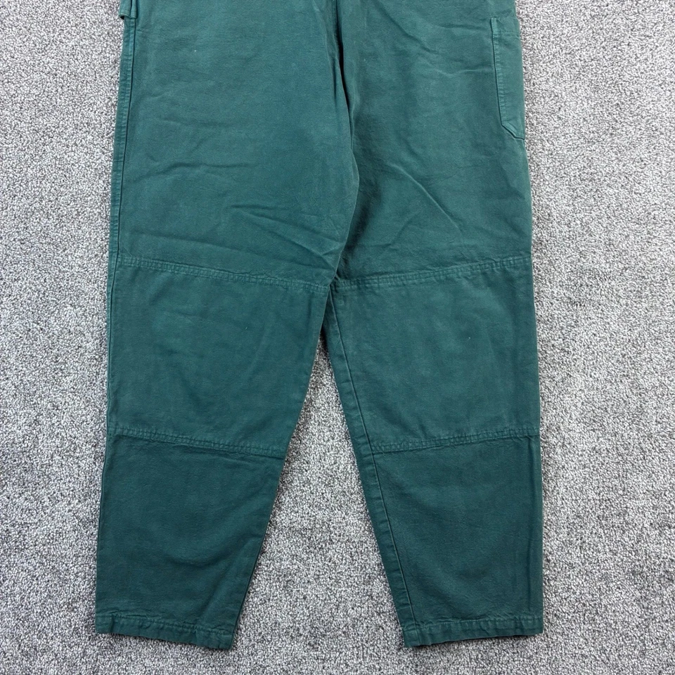 Mono babero vintage Garden Gear para mujer mediano verde carpintero holgado Foto 2 de 4