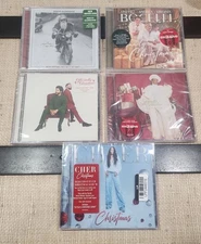 Lot of 5 New Sealed Christmas CDs – Dan + Shay, Jennifer Hudson, Cher, Bocelli