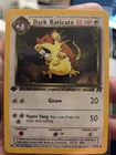 Dark Radicate, Dark Dragonite, Dark Blastoise Normal Pokemon Cards LP