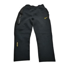 Nike NOCTA Pants Kids Youth Small Black Sweatpants Zip Pocket Elastic Waist