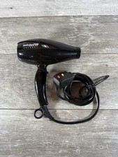 BaBylissPRO Volare V1 Hair Dryer Black Made in Italy Ferrari Motor Pro Salon