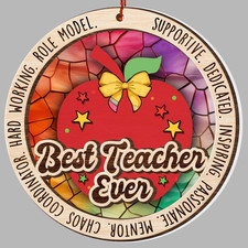 Best Teacher Gifts - Ornament  Decor for Men, Women - Christmas Tree Ornaments