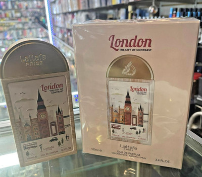 London The City of Contrast by Lattafa 3.4oz 100 ml Eau de Parfum EDP * IN BOX
