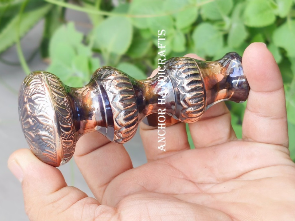 Nautical Handmade Solid Brass Victorian style cur… - image 7