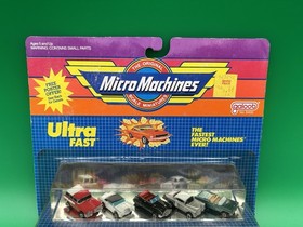 Lot Of 8 New Vintage 90s Galoob micro Machines Planes,Semi, Farm Tractor, Cars!!