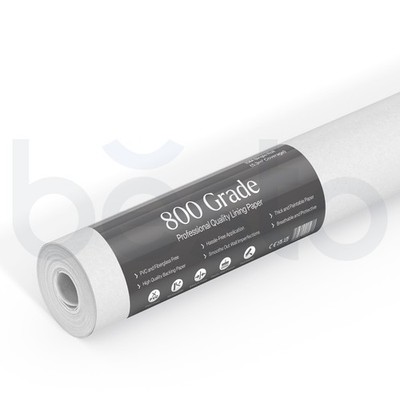 800 Grade 10M Rolle Futterpapier für Wände Dicke Überstreichbare Weiße Tapete DIY