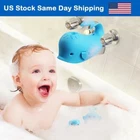 Baby Bath Spout Cover Faucet Protector Bathroom Bathtub Silicone Cover Toys Blue