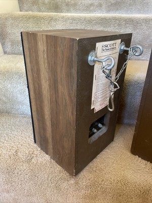 Vintage Rare HH Scott 166 Bookshelf Speakers Tested Work | eBay