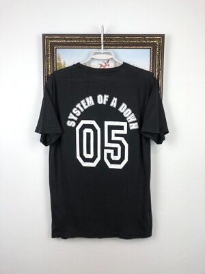 Vintage SOAD System Of A Down Band Shirt Over Print Tee 05 Rare