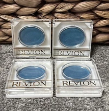Lot Of 4 Revlon Custom Eyes Colorfrost Shadow color  AQUA FLASH .08 oz