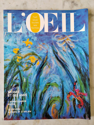 L'oeil Nr. 452 - MONET Vorschlag zum Design, Begegnung mit François Barré