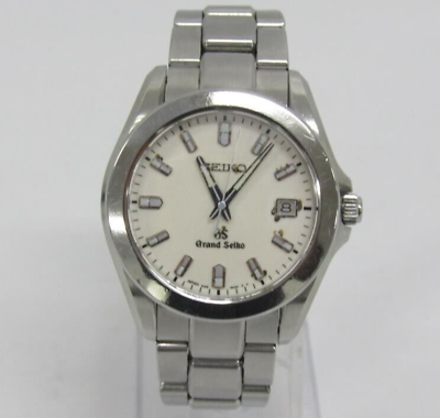SEIKO Grand Seiko 8J56-8020 SBGF017 Date Quartz White Men's SEIKO Grand Seiko 8J56-8020 SBGF017 Date Quartz White Men's