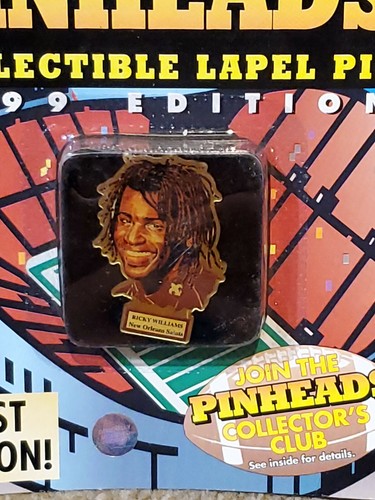 Ricky Williams Collector Pinheads 1999 First Addition Pin Lapel - Picture 2 of 3