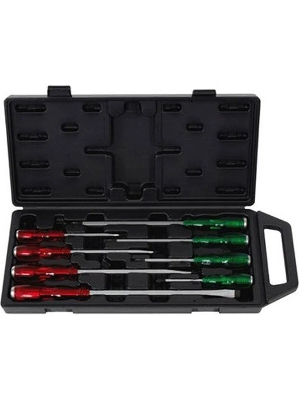 Sidchrome Industrial Thru Tang Screwdriver Set 8 Piece (SCMT29110)