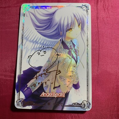 Kanade Tachibana Angel Beats Anime Heroine GODDESS Holo Waifu Girl Card