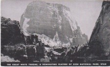 The Great White Throne Mountain-Zion National Park, Utah
