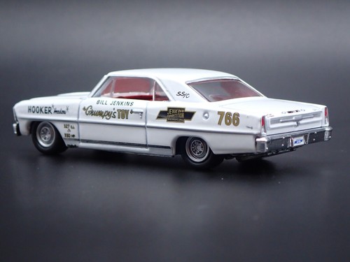 1966 66 Chevy Chevrolet Nova SS Bill Grumpy Jenkins Maßstab 1:64 Diecast Modellauto - Bild 5 von 7