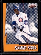1999 Pacific Invincible - Seismic Force #6 - Sammy Sosa (Action)