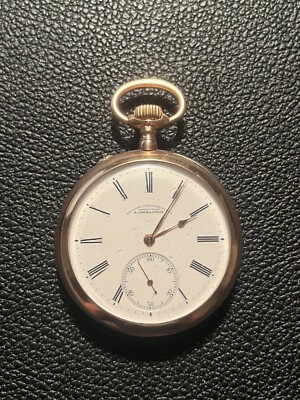 A. Lange & Söhne Taschenuhr Gold Handaufzug 585er Gold