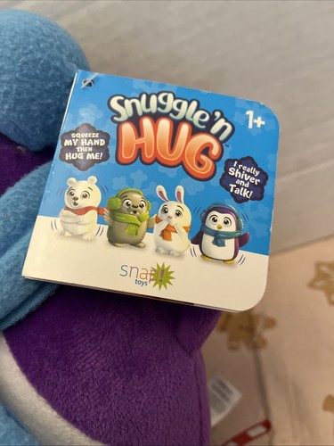 NEW SNUGGLE N HUG SQUEEZE MY HAND THEN HUG ME ARCTIC Penguin SHIVER & TALKS - Picture 3 of 5