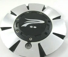 PLATINUM BLACK 7" CUSTOM WHEEL CENTER CAP*  #no id      (FOR 1 CAP)