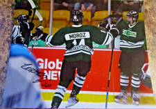 LUKE MOROZ SIGNED 8x10 MATTE PHOTO PRINCE ALBERT RAIDERS (A)