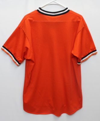 Vintage MLB Orioles Majestic Orange Black 1970's 80's Jersey Size