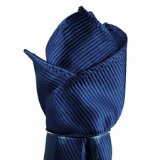 100 Silk Woven Ribbed Solid Pocket Squares for Business, Weddings  Formals