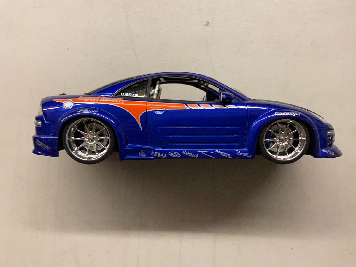 Jada Import Racer 1:18 Scale Diecast Metal Car Blue