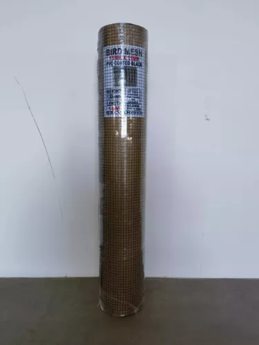PVC coated wire 10m 1300H Roll Fence Aviary Fencing Pet Bird mesh 11x11mm black - Picture 4 of 6