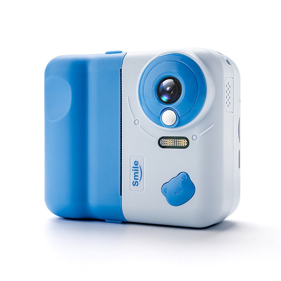 Kids Mini Instant Print Camera 1080P Digital Camera with 3 Rolls Paper ...