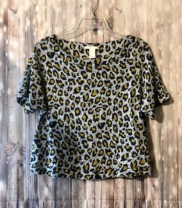 h&m leopard shirt