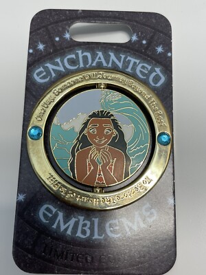 Disney Parks Pin Enchanted Emblems 2020 Moana Princess Moana LE 3000