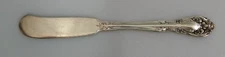 Sterling Silver Alvin Chateau Rose Flat Handle Butter Spreader Knife 5 3/4"