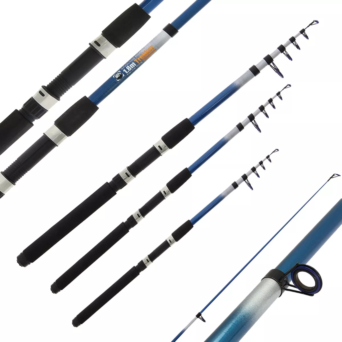 Wholesale Fishing Rods Telescopic Travel 1.8m 6ft 2.4m 8ft 3m 10ft Job Lot